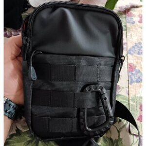 🆕Men Black Camo Small Inspired Waterproof Utility Chest Crossbody Sling Bag